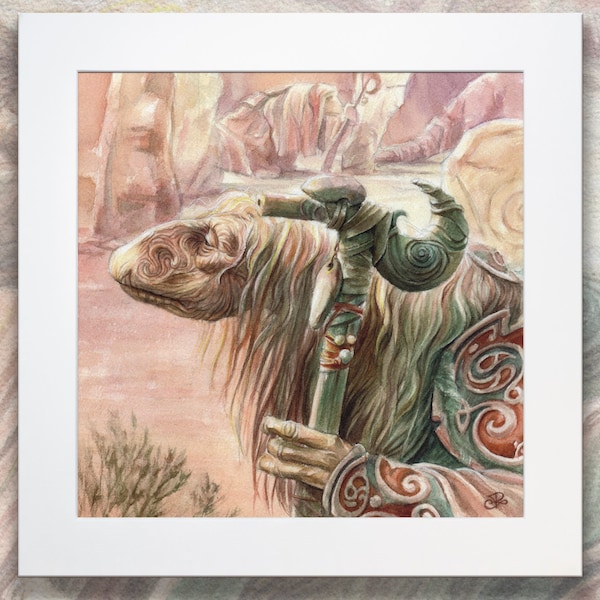Urzah print - The Dark Crystal Urzah Mystic - UrRu kunst