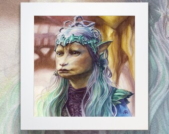 Laesid print - The Dark Crystal Laesid drawing - Age of Resistance maudra Laesid
