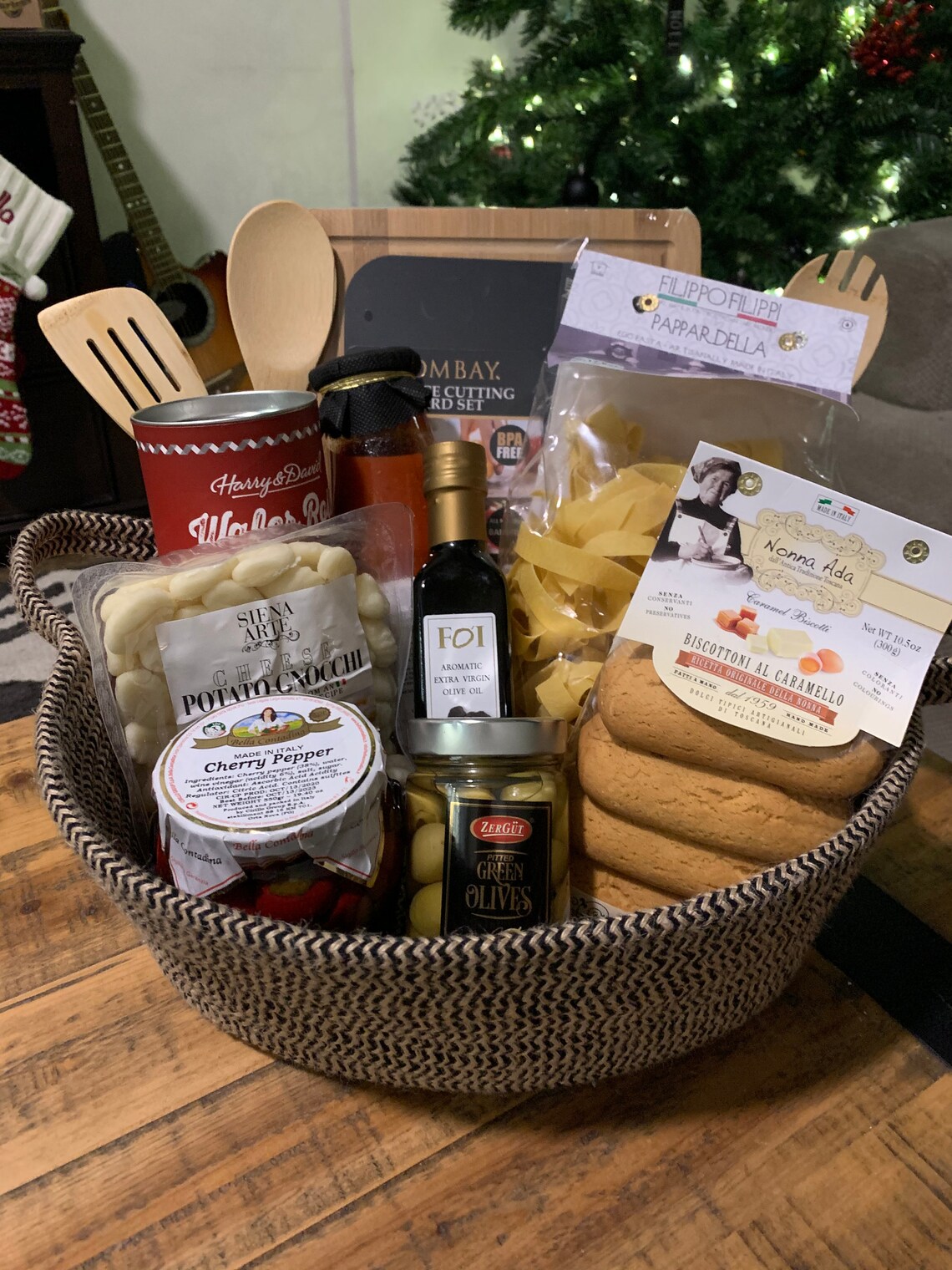 Italian Deluxe Gift Basket Etsy