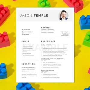 Ministry Resume Template -- Pastor, Director, Administrator