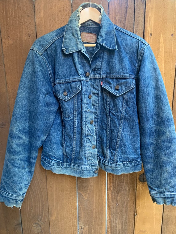 levis wool denim jacket