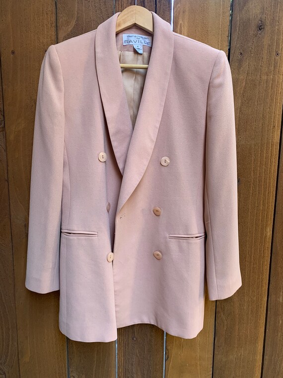 Vintage Blush Oversized Blazer