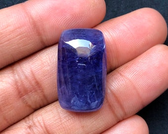 Tanzanite Cabochon 1 Piece Size 22 MM Approximately