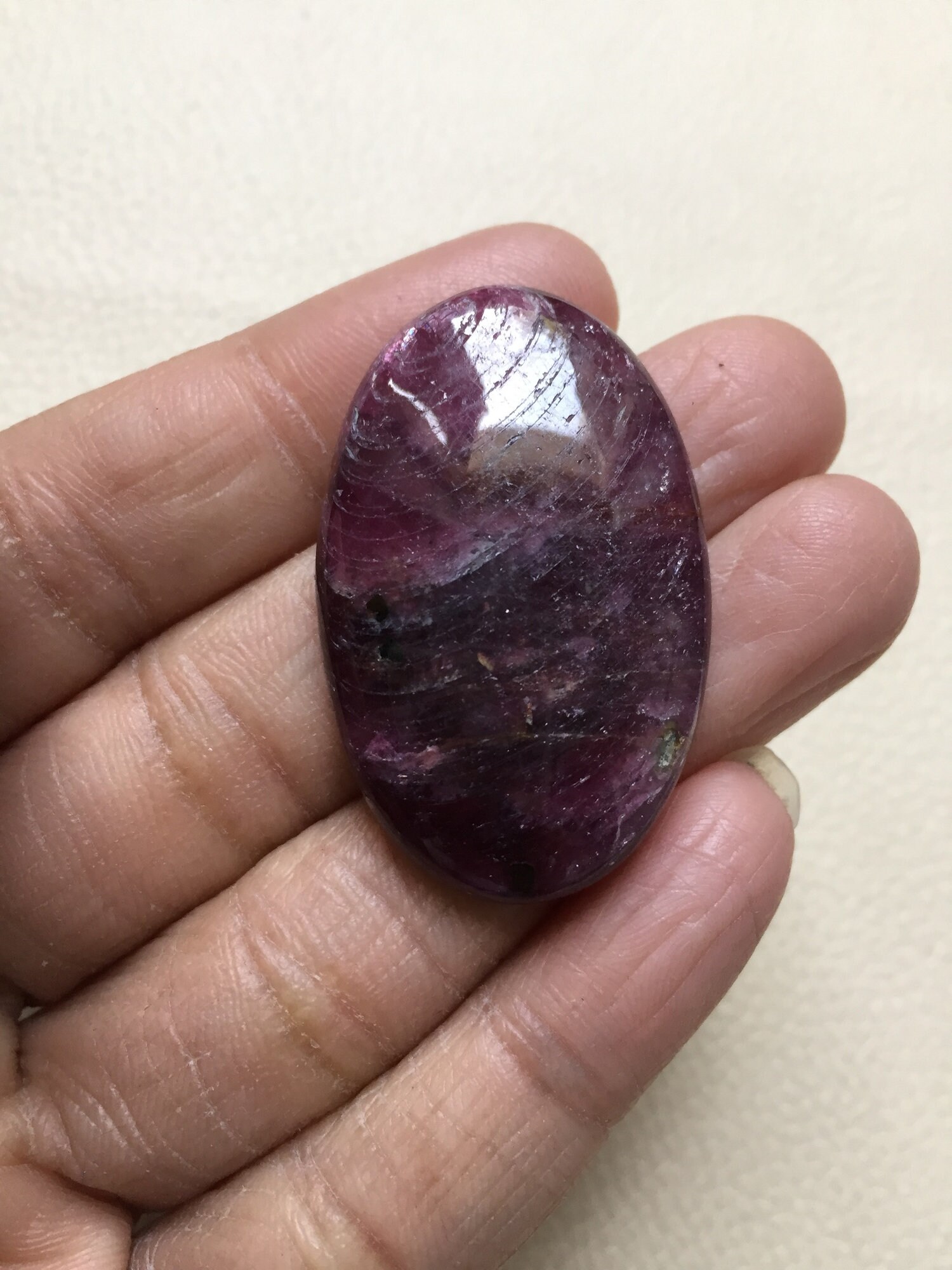 Ruby Cabochon 1 Piece Size 40 MM Approximately | Etsy