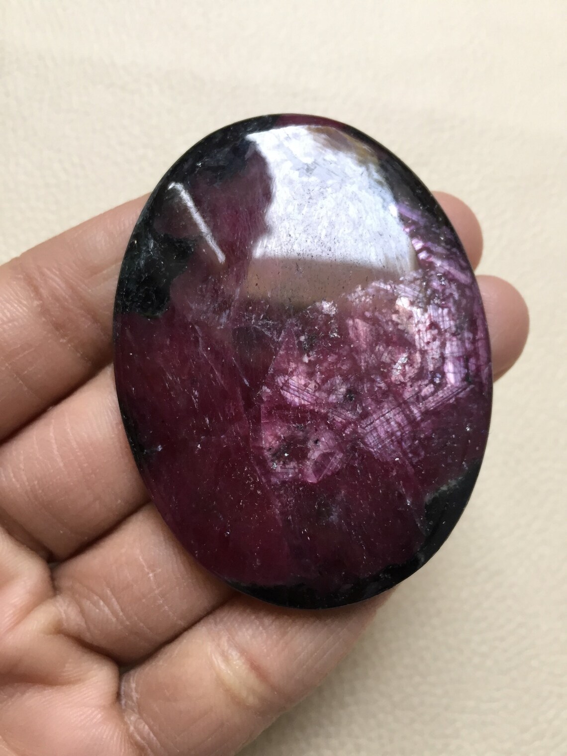 Ruby Cabochon 1 Piece Size 61 MM Approximately | Etsy