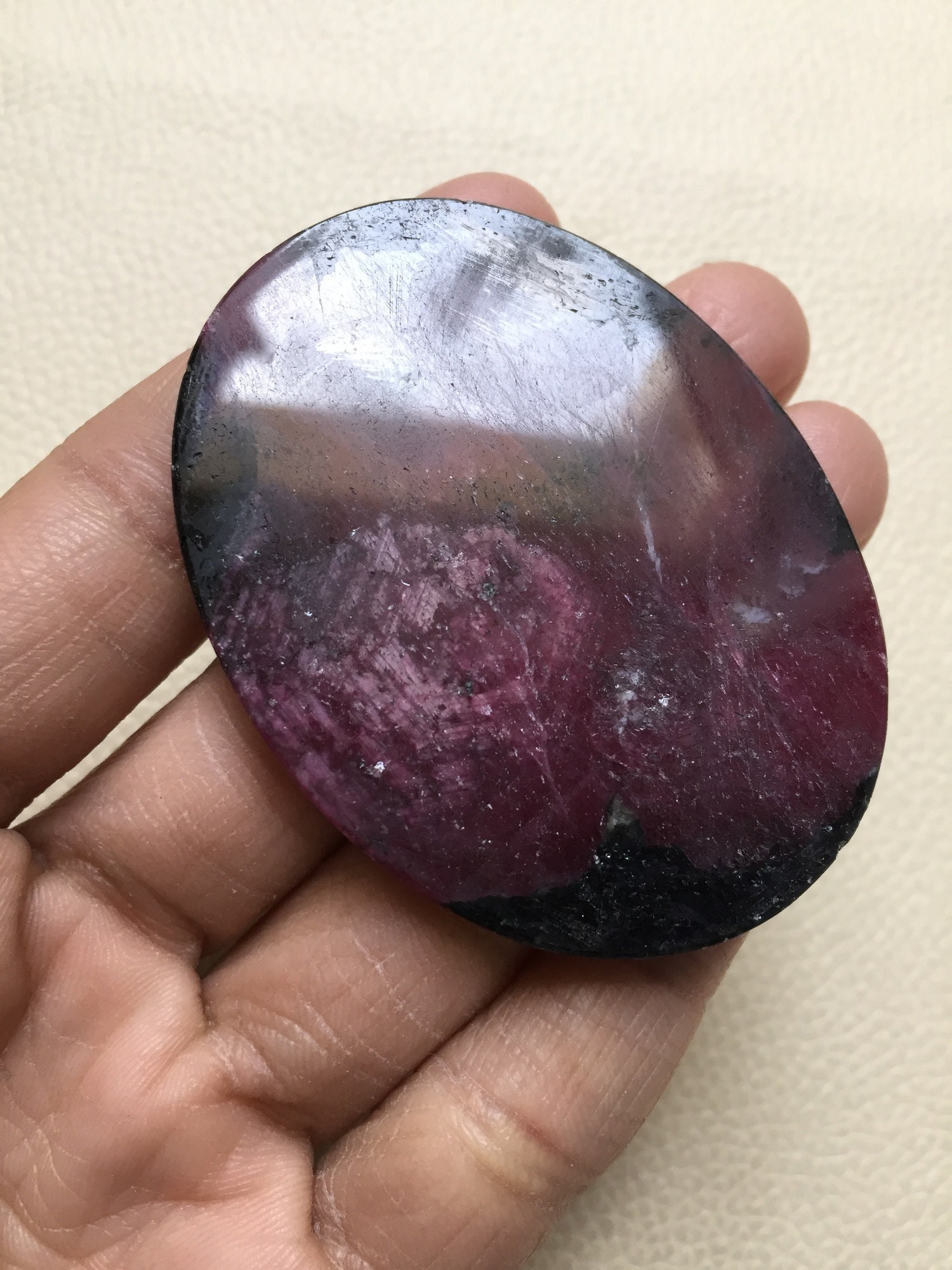 Ruby Cabochon 1 Piece Size 61 MM Approximately | Etsy