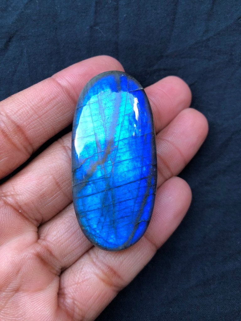 Labradorite Cabochon 1 Piece Size 54 MM Approximately | Etsy