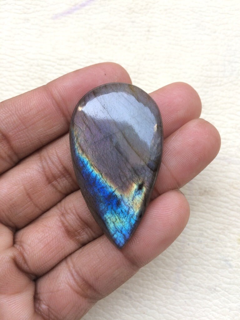 Labradorite Cabochon 1 Piece Size 46 MM Approximately | Etsy