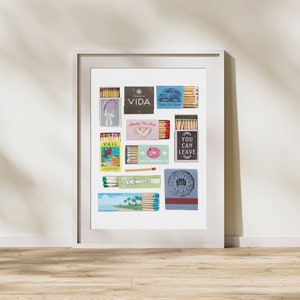 RHOSLC Matchbox Print | Aesthetic Matchbook Poster | Trendy Real Housewives of Salt Lake City Print | Bravo Wall Art