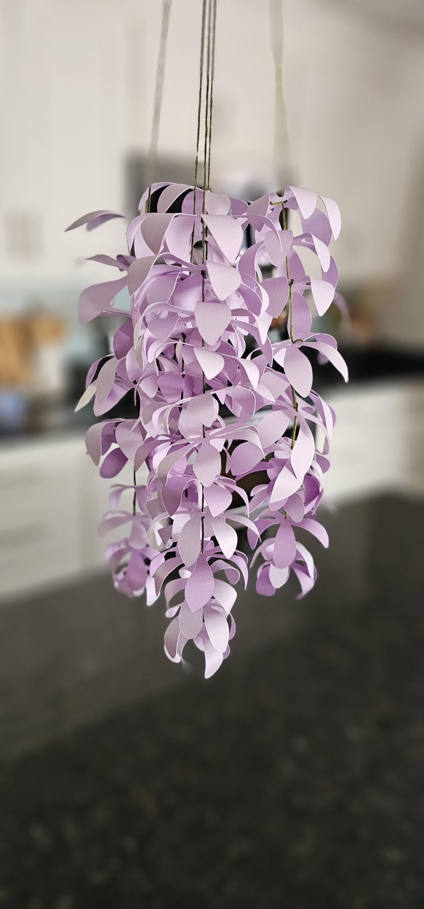 Wisteria Flower Template SVG for Cricut | Cascading Wedding Backdrop ...