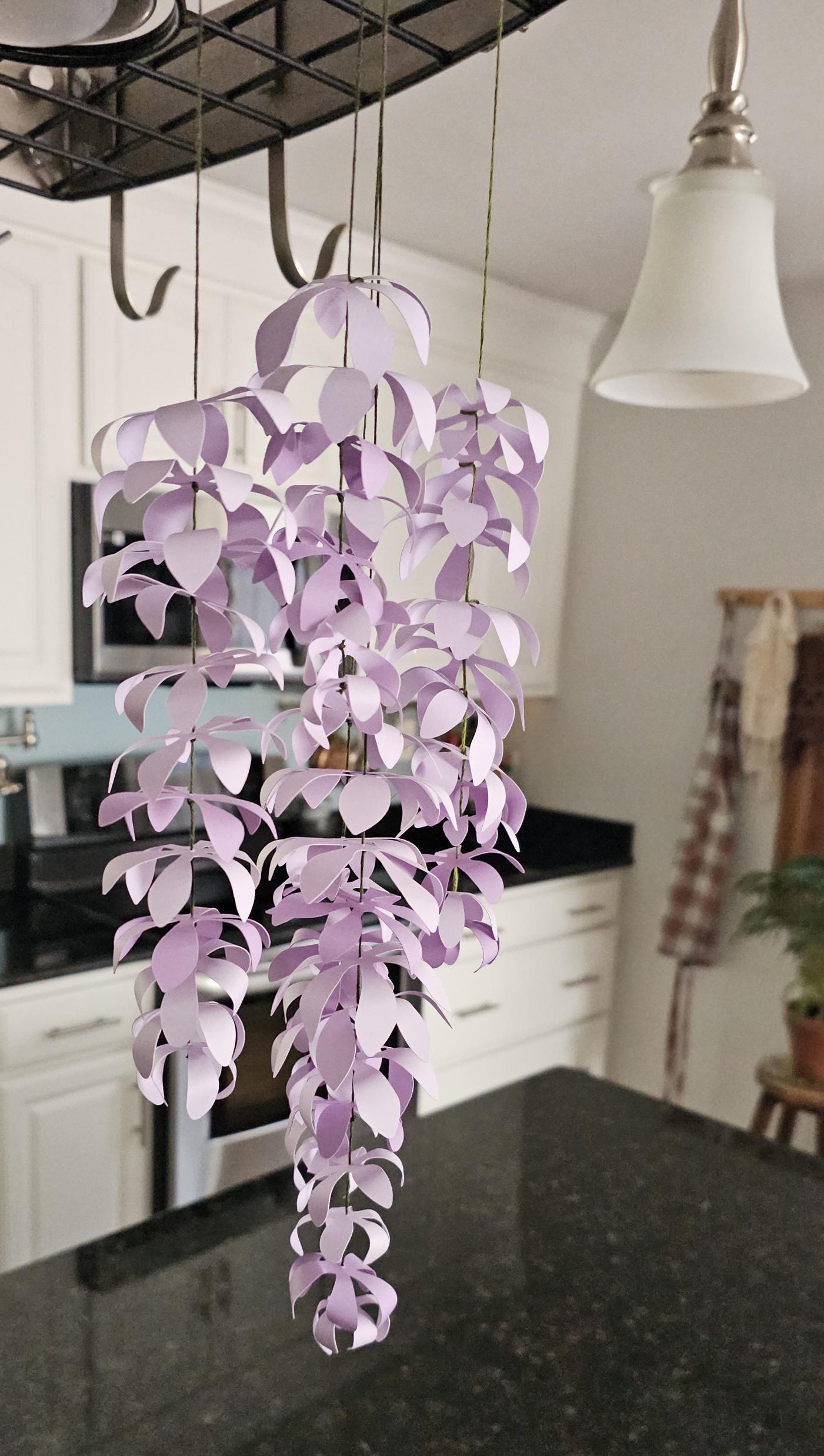 Wisteria Flower Template SVG for Cricut | Cascading Wedding Backdrop ...