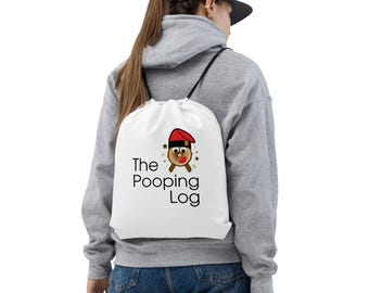 The Pooping Log-tas met trekkoord