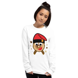Camisa de manga larga unisex o pijama The Pooping Log, pijama, payama con canción catalana