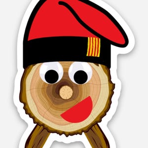 Aimant pour bûches caca * Tio de Nadal * Cagatio
