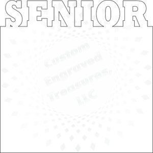 SENIOR Horizontal Picture Board Digital Download