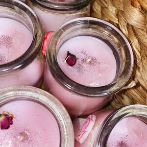 Rose Quartz Love Intention Candle