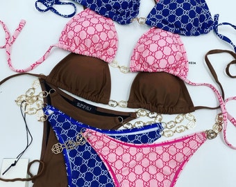 gucci bathing suit pink