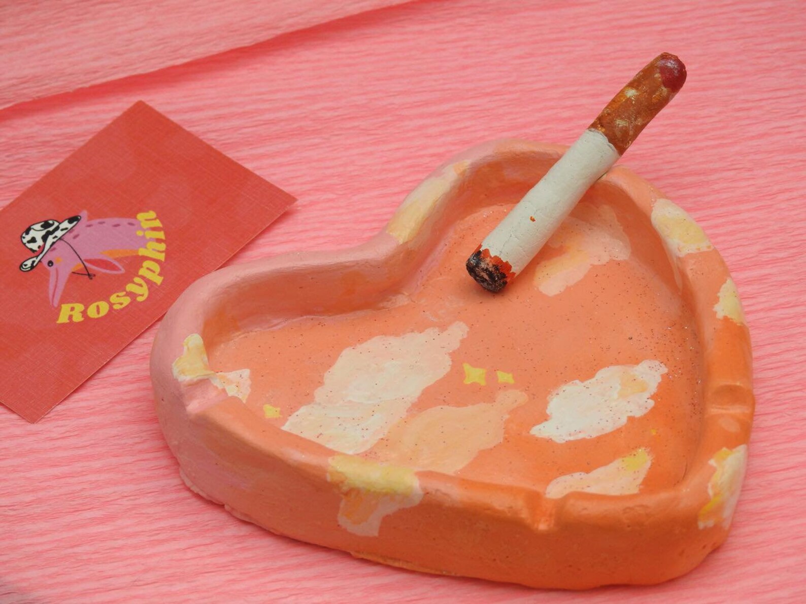 Heart Shaped Ashtray Etsy