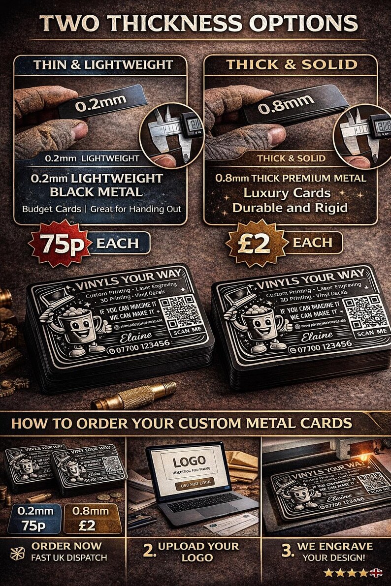 Customized Steel Card Custom Laser Engraved Metal Business Cards Cards People Actually Keep ...