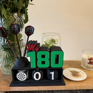 180 Darts Counter and Holder | Darts Display Stand Organizer