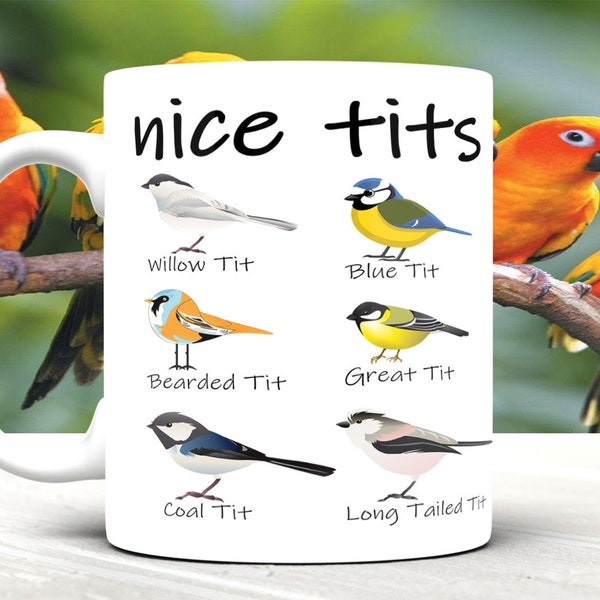 nice tits ceramic 11 oz mug great funny gift for him for her