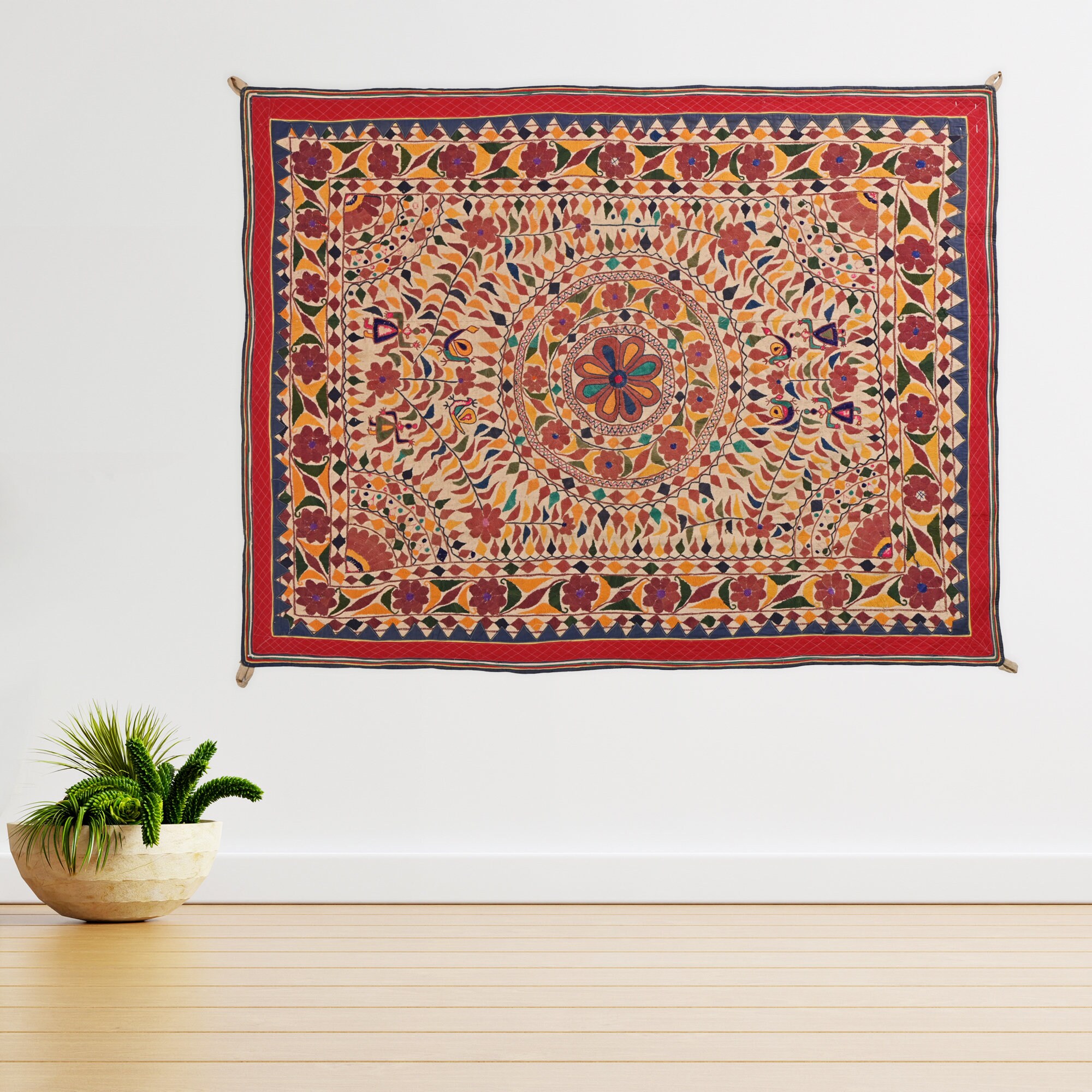 Antique native american tapestry wall hanging sale