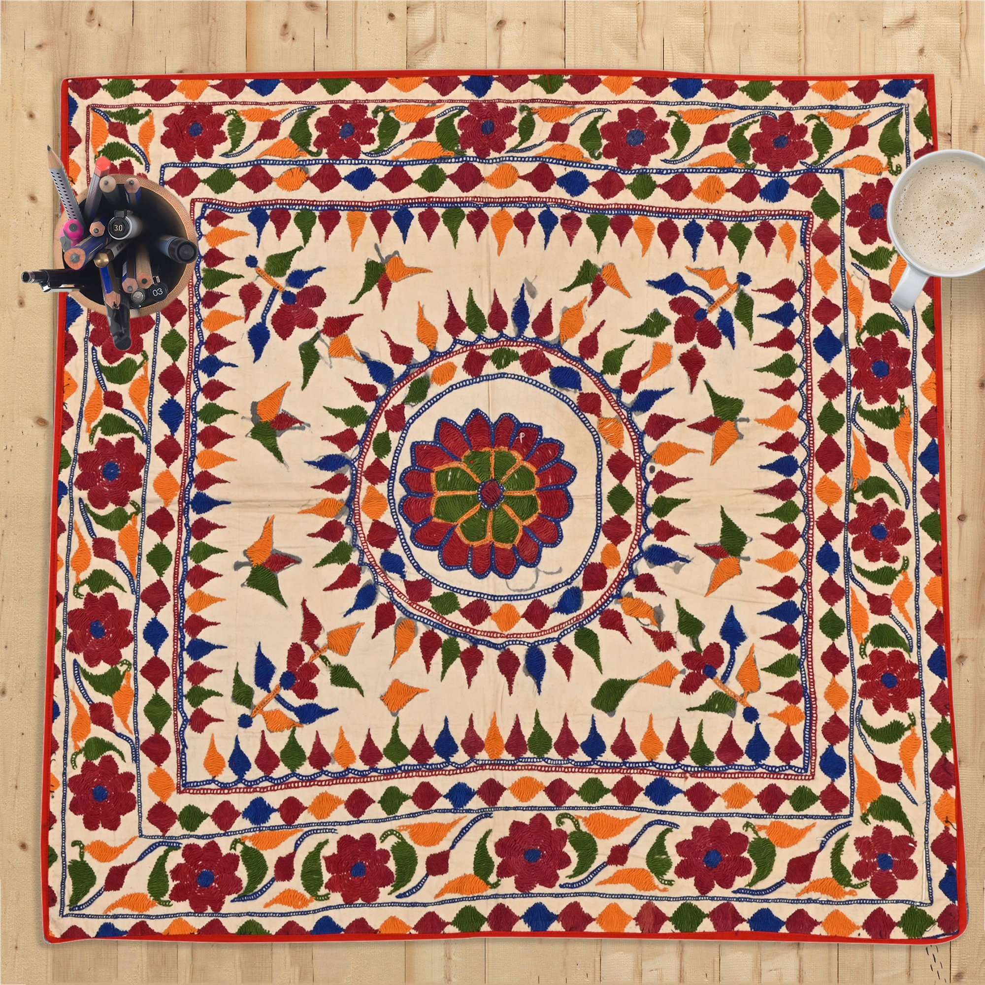 Antique Indian Gujarati Handmade Textile Wall Hanging Banjara - Etsy