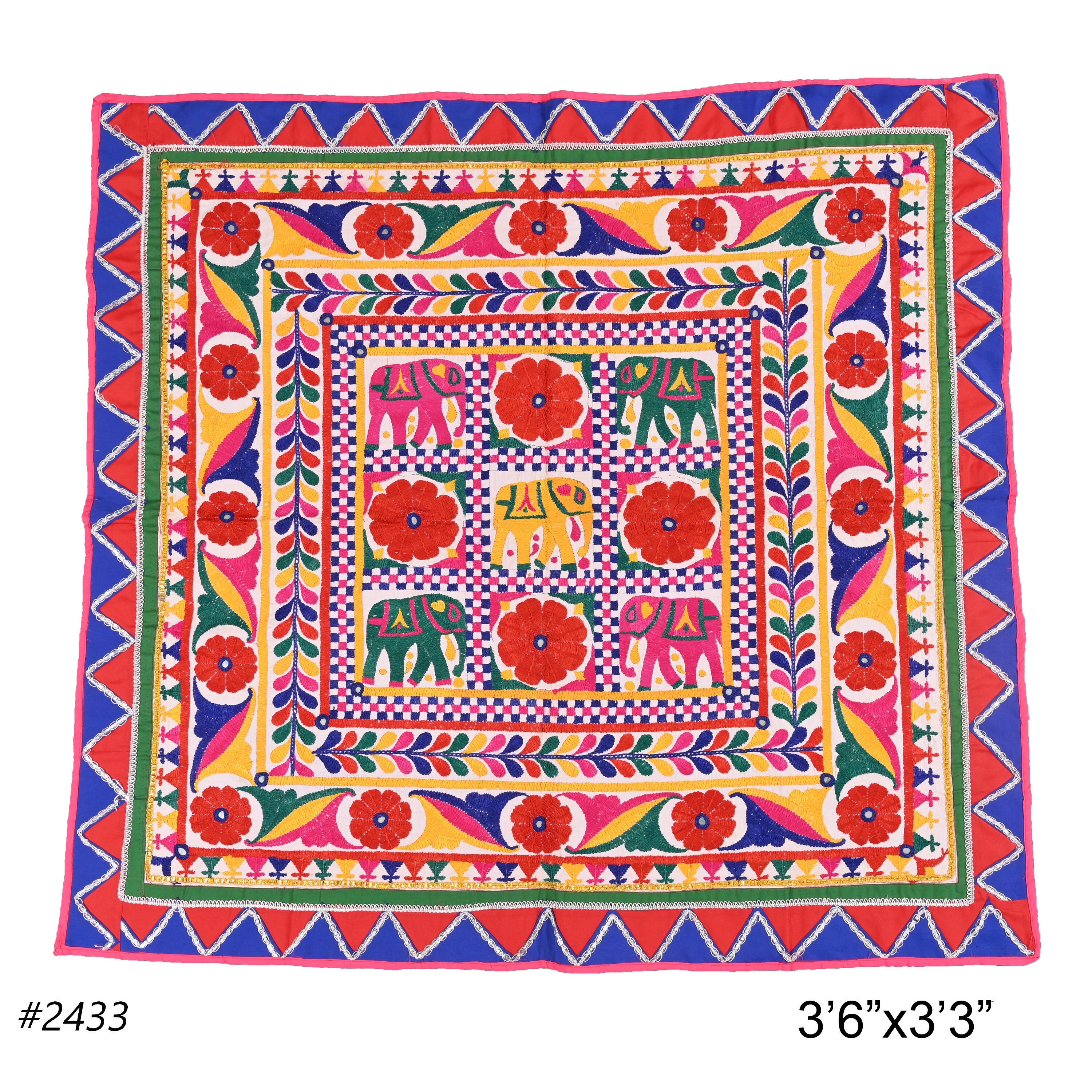 希少品】インド絵画デザイン・タペストリー(国内最終作品)
