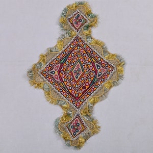 Tapestry Art, Indian Vintage wall hanging textile, 40-50 Year old hand embroidered textile, Living room boho banjara wall decor