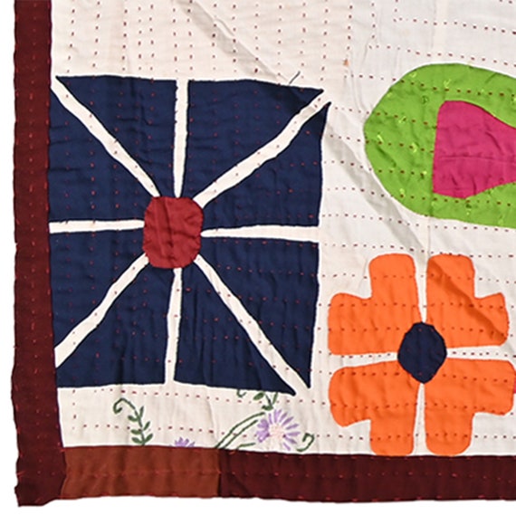 グジャラート織物のヴィンテージコレクション、ラバリアップリケワーク