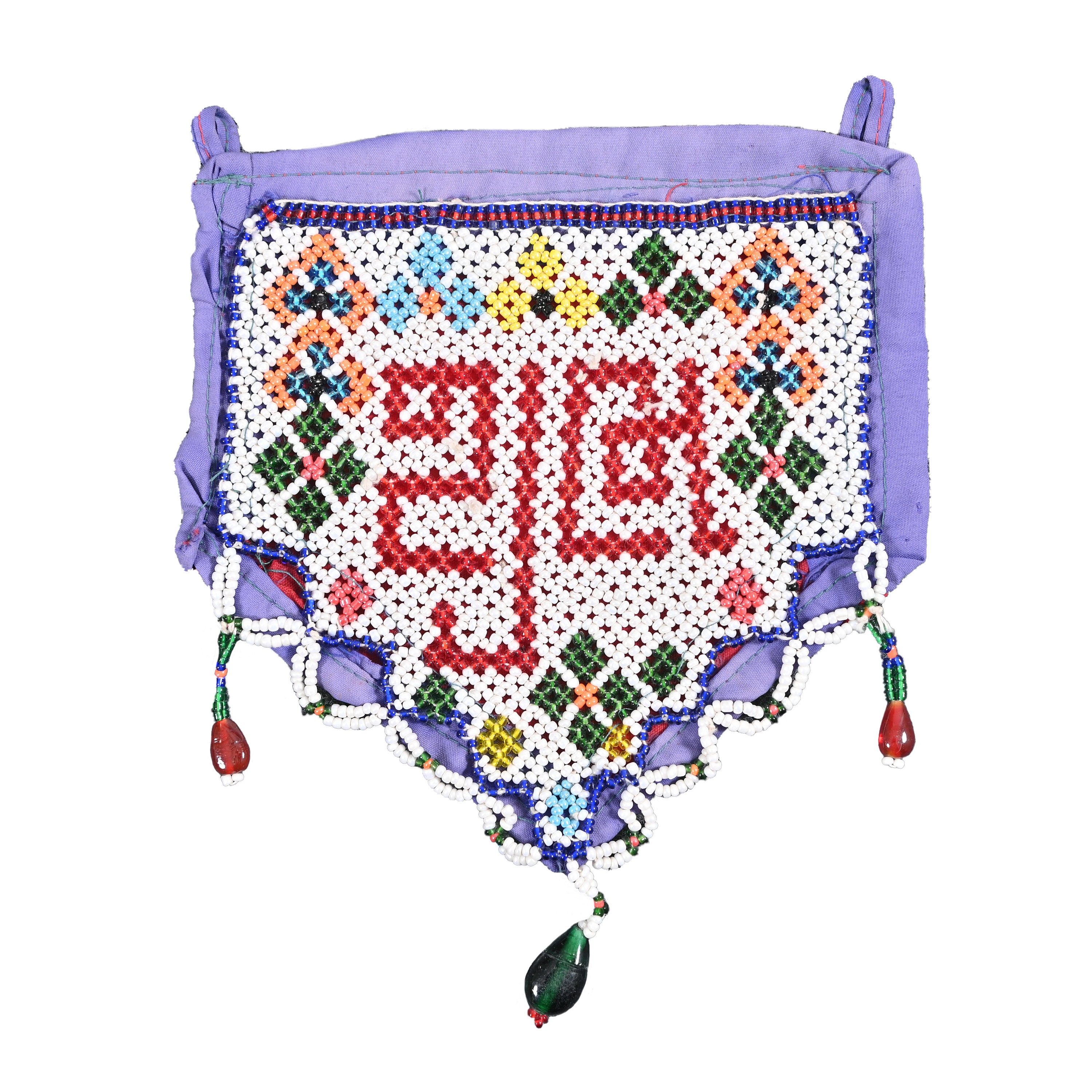 Wall Hanging Traditional Handmade Pearl Bandanwar | House Decor Entryway Front Door Hanging | Rajasthani Bead Work Gujarati Textile wall art