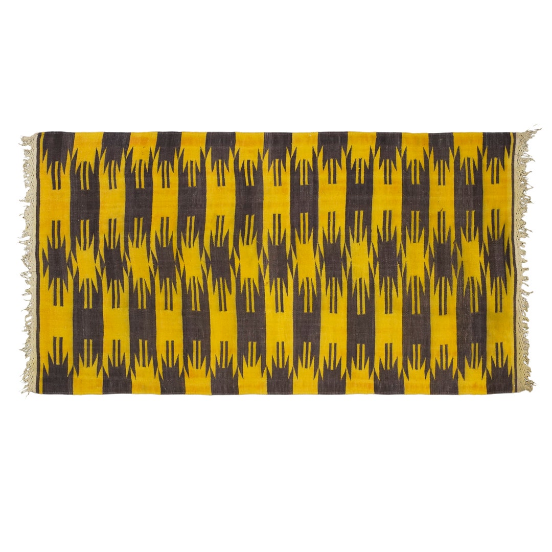 Punjabi Rugs Vintage Handwoven Cotton Reversible Rugs Eco-friendly Rugs Punjabi ...