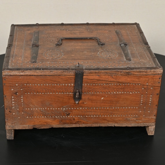 U.S.A ヴィンテージ 木箱 vintage wooden box Vintage Wood Box, Wood Box With Lid, Wood Box With Divided