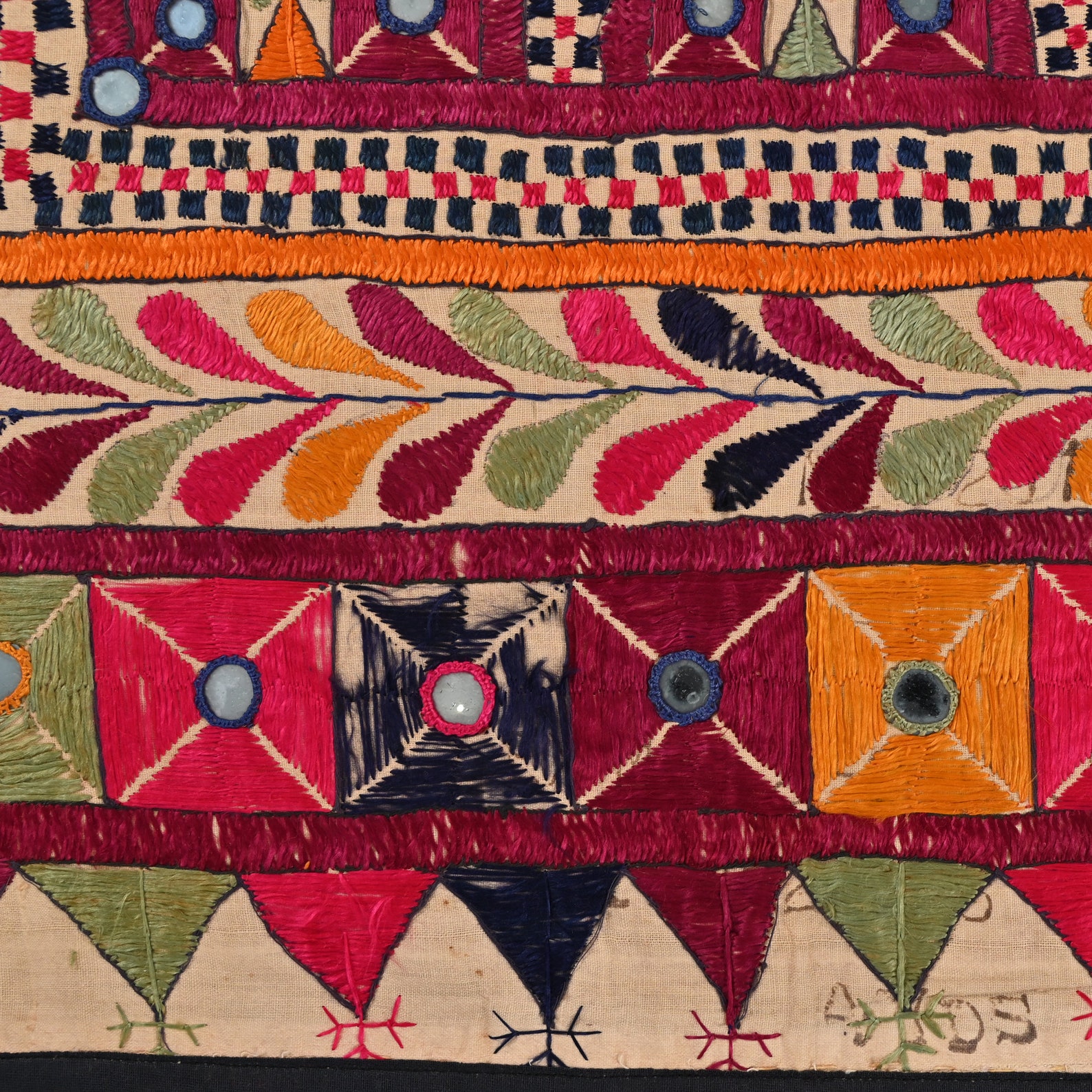 Antique Indian Gujarati Handmade Textile Wall Hanging Banjara Etsy