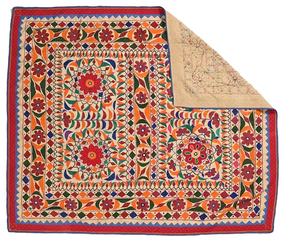Old Embroidered Mirrorwork Blouse from Kutch - Ca 1930 Old Embroidered Mirrorwork Blouse from Kutch - Ca 1930
