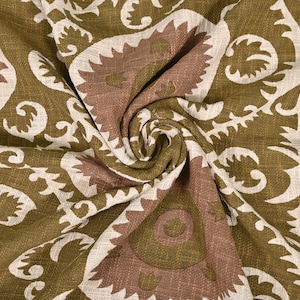 Cotton Suzani Fall Blanket Throw, Cotton Handloom Throw Gift, One of A kind Thanksgiving Day Gift Blanket Table runner screen printed throw