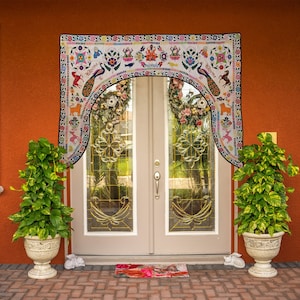 Toran Entrance Door Hangings/ Window Decor/ Indian Bhandanwar/ Colorful Door Decoration/ Toran Door Hangers/ Wall Decoration/ Antique Torans