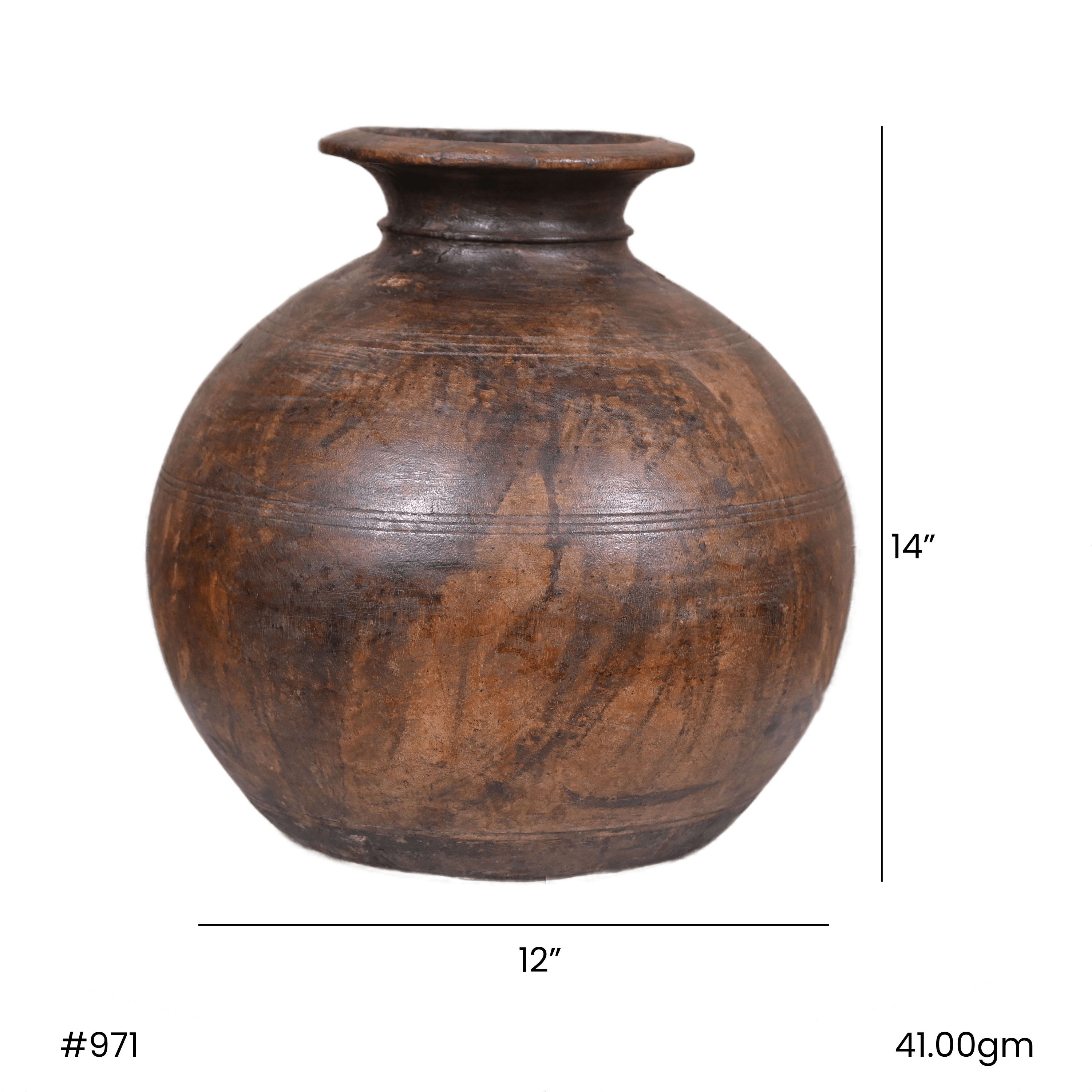 Himachal Water Matka Pot Indian Matka Wooden Wood Jug Matka