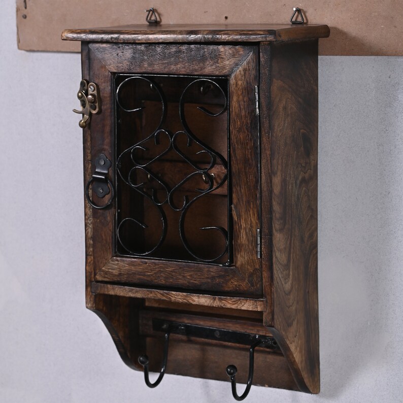 Home Deco13x8.5x4inch Wooden Wall Hanging Decorative Key Box Etsy