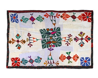 Tenture Murale Tissu Vintage – Motif Oriental – Déco Intérieur