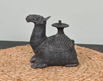 6インチ 座るラクダの置物 | テーブル装飾 | 真鍮像 - Etsy 日本