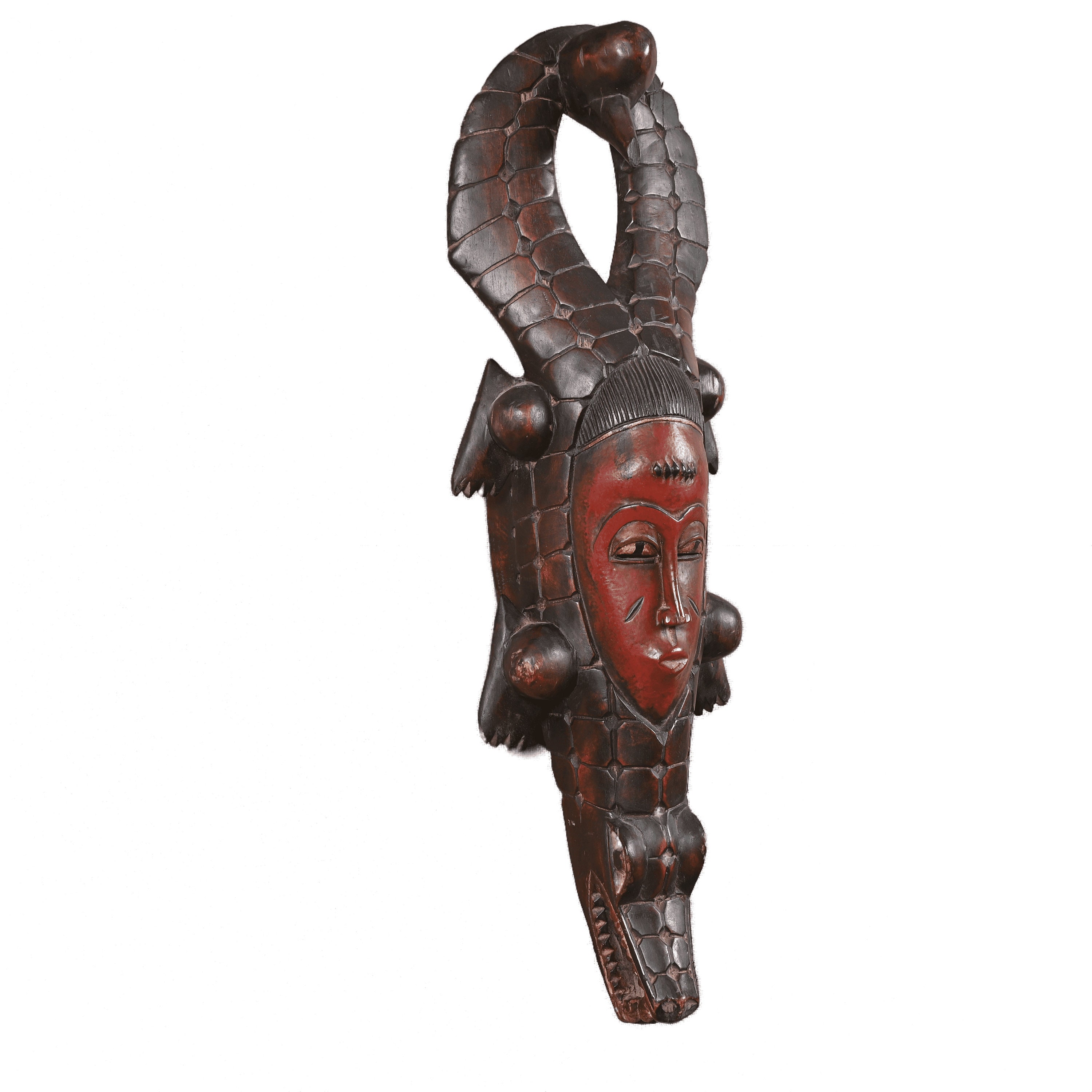 ヴィンテージ 手彫り 木製 部族 アフリカンアート 手描き 手彫り 木製