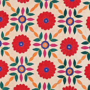 Miroir Saree tribal indien vintage fait à la main Patchwork & Textiles