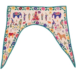 Tapestry Indian hand Work Wall Hanging Kutch Handcrafted Home Decor Toran Antique Boho Hippie Vintage Door Hanging Multicolored Boho Toran