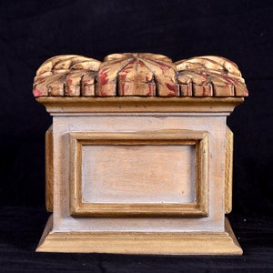Scatola portagioie in legno, scatola porta anelli, portagioie da viaggio, scatola portagioie per ragazze, scatola dipinta, coperchio portaoggetti fatto a mano, scolpito in India,