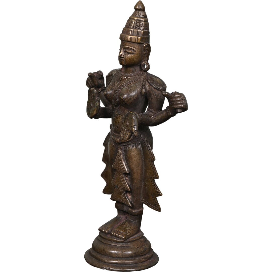 Vintage Brass Statue Indian Mythological Figure and Figurines Etsy