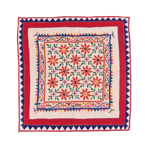 Vintage Hand Embroidery Indian Gujarati Textile Banjara Wall Hanging Tribal Tapestry Home Decor Wall Art 30 40 Year Old Collector s Piece Etsy Canada