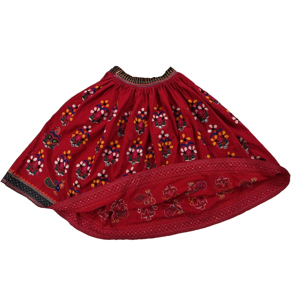 Kutchi Rabari Skirt, Indian Lehenga, Textile, Han… - image 6