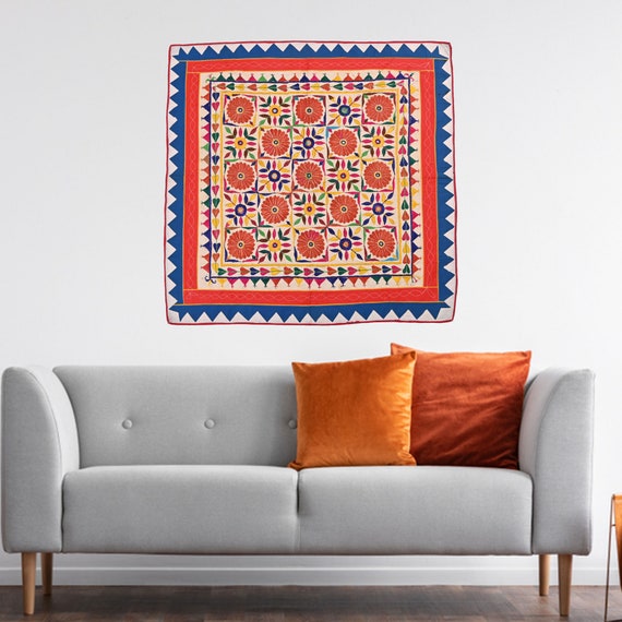 Indian Fabric Pattern - Boho Indian Pattern Bohemian Tribal - Tapestry