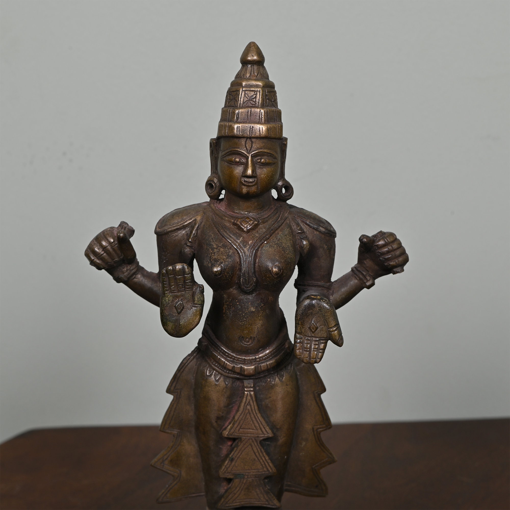 Vintage Brass Statue Indian Mythological Figure and Figurines Etsy